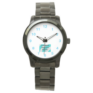 Inspiration Unisex Oversized Black Bracelet Watch Armbanduhr