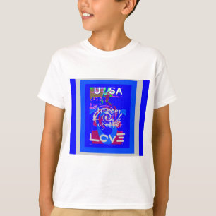 Inspiration USA Wir sind enger mit der Liebe zusam T-Shirt