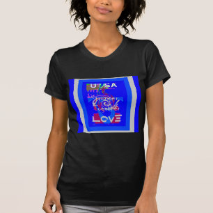 Inspiration USA Wir sind stärker zusammen mit Lieb T-Shirt
