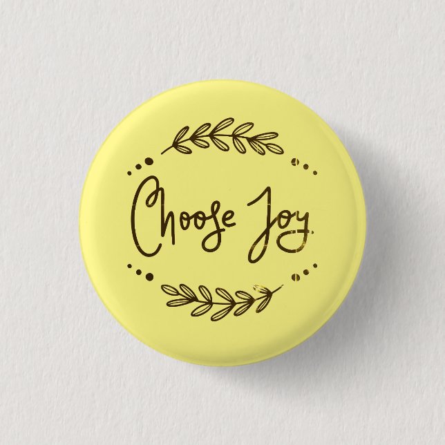 Inspiration wählen Sie Joyquote Button (Vorderseite)