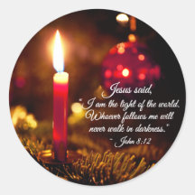 Inspiration Weihnachts-Bibelverse John 8:12