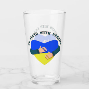 Inspiration: Wir stehen mit der Ukraine Glas