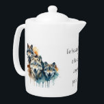Inspiration-Wolf-Zitat-Paket<br><div class="desc">Nehmen Sie sich dieses großartige Wolf Zitat oder Sprichwort für Familiengeschenke. Die Stärke des Wolfs ist das Pack und die Stärke des Packs ist der Wolf mit Aquarellwolf-Malkunst</div>