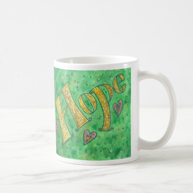 Inspiration Word Art Café Mugs (Droite)