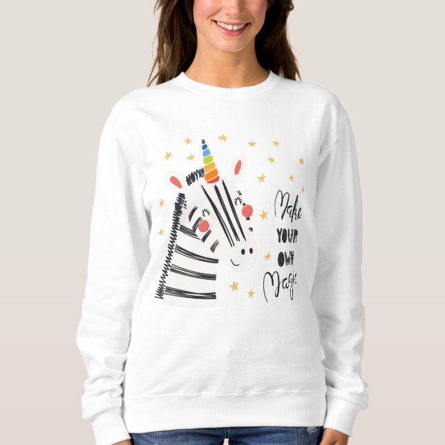 Inspiration Zebri-Mais Sweatshirt (Vorderseite)