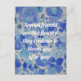 Inspiration Zitat-Freundschaft Postkarte