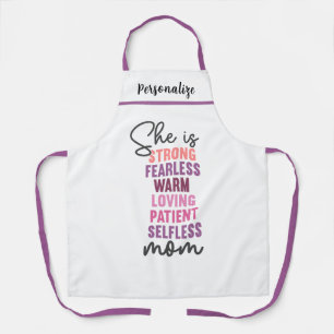 Inspiration Zitat Geschenk für die Mama Küche Schürze