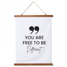 Inspiration Zitat Holzklappwand Wandteppiche