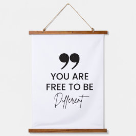 Inspiration Zitat Holzklappwand Wandteppiche