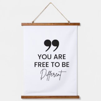 Inspiration Zitat Holzklappwand Wandteppiche