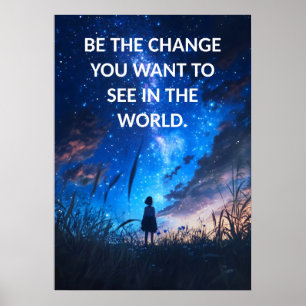 Inspiration Zitat Motivation Humble Poster