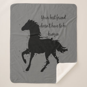 Inspiration Zitat Pferd Beste Freunde Liebe Sherpadecke