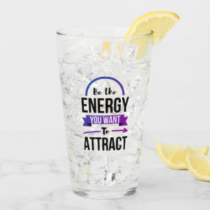 Inspiration Zitat positive Energie Karma Glas