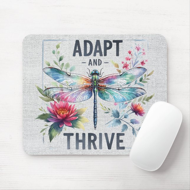 Inspiration/Zitat/Redewendungen/Libelle Mousepad (Mit Mouse)