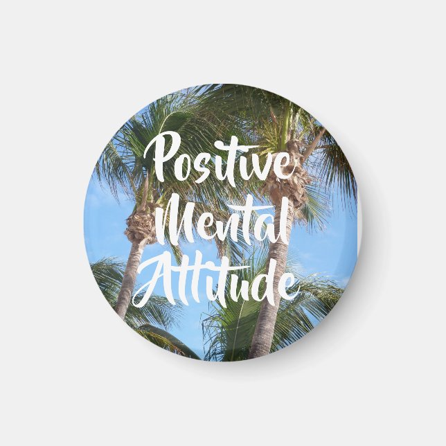 Inspiration Zitat Strand positive psychische Einst Magnet (Vorne)