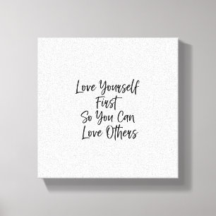 Inspiration Zitat Wall Art  Minimalistische Leinwa Leinwanddruck