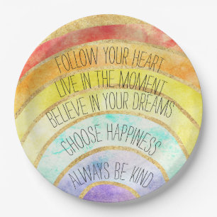 Inspiration-Zitate-Regenbogen     Pappteller
