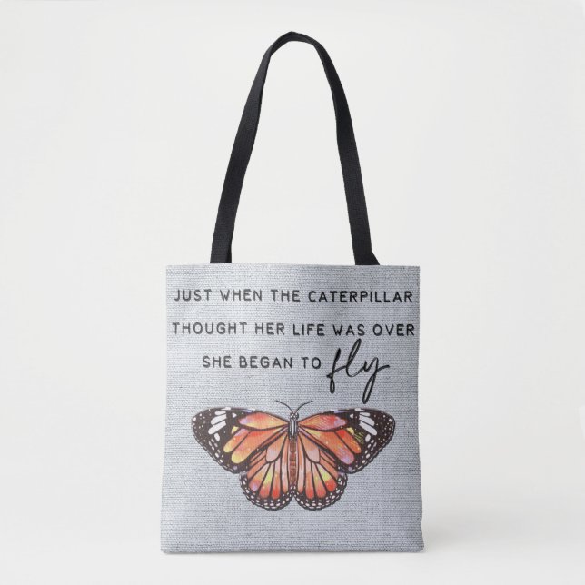 Inspiration/Zitate Tasche (Vorderseite)