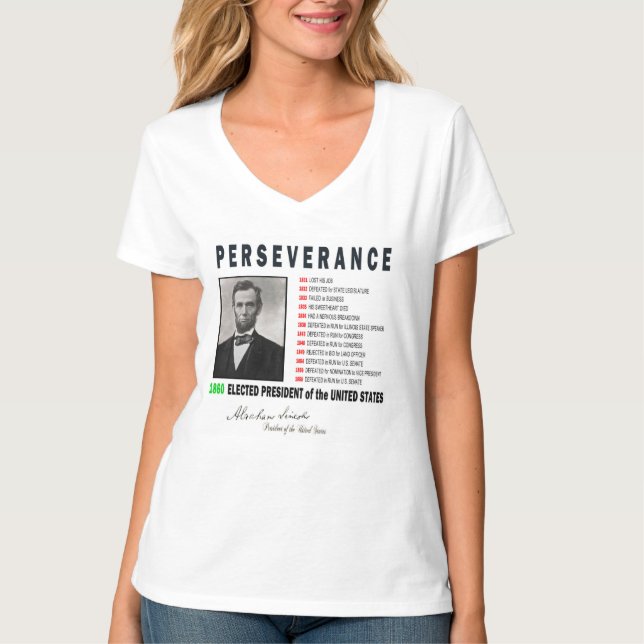 INSPIRATIONAL ABRAHAM LINCOLN T-Shirt (Vorderseite)