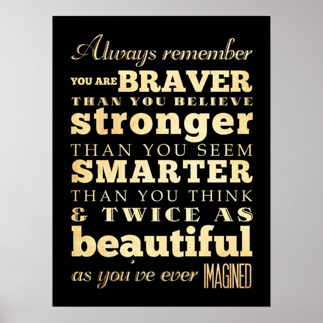 Inspirational Art -Dr Quote Poster (Vorne)