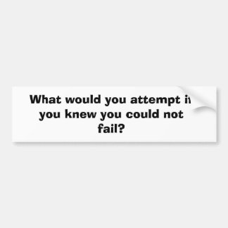 Inspirational Autoaufkleber