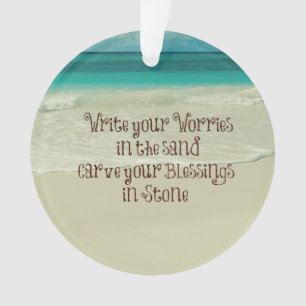 Inspirational Carve your Blessings in Stone Citati