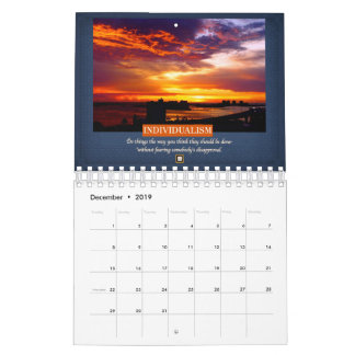 INSPIRATIONAL-CHARACTERISTICS EINES GENIES KALENDER