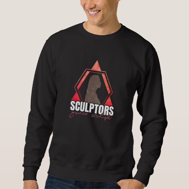 Inspirational Cheerful Routine Of Clay Quote Sweatshirt (Vorderseite)