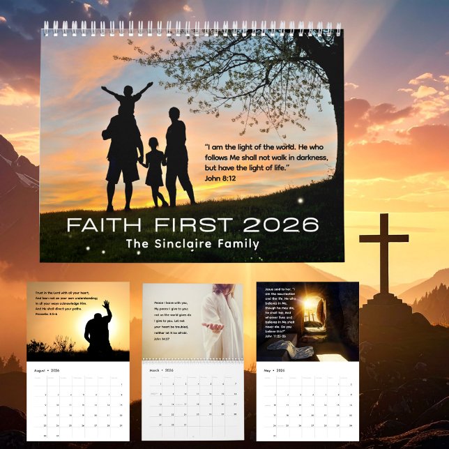 Inspirational Christian Family Name 2026 Kalender (Inspirational Christian Family Name 2026 Calendar)