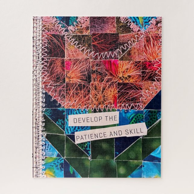 Inspirational Develop the Patience and Skill Art (Vertikal)