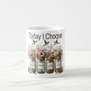 Inspirational Faith Hope Liebe Joy Jars Kaffeetasse