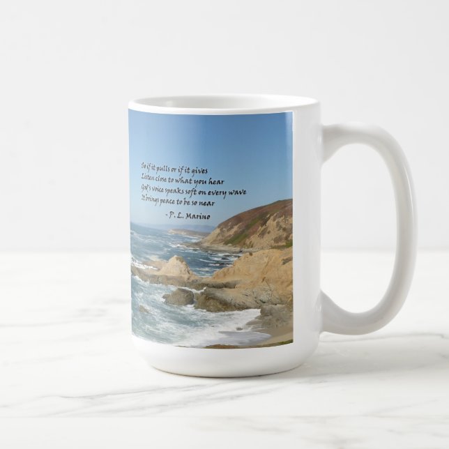 Inspirational Gedicht auf einer Tasse (Rechts)