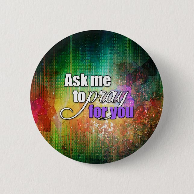 Inspirational geistiger christlicher button (Vorderseite)