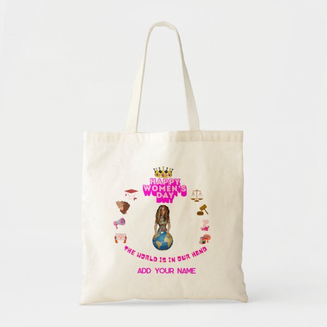 inspirational international women's day  tragetasche (Vorne)
