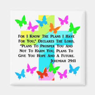 INSPIRATIONAL JEREMIAH 29:11 CHRISTLICH MAGNET