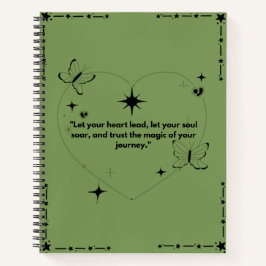 "Inspirational Journal - Vertrauen Sie Ihrer Reise Notizbuch