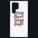 Inspirational Kindness Quote with Cozy Bear Samsung Galaxy Hülle<br><div class="desc">Embrace warmth and compassion with this adorable "Stay Cozy, Stay Kind" graphic. Featuring a sweet, content bear wearing a comfortable hoodie, this design is a gentle and charming reminder to take care of yourself while also being kind to others. It’s the perfect, heartwarming message for creating a comfortable and positive...</div>