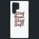 Inspirational Kindness Quote with Cozy Bear Samsung Galaxy Hülle<br><div class="desc">Embrace warmth and compassion with this adorable "Stay Cozy, Stay Kind" graphic. Featuring a sweet, content bear wearing a comfortable hoodie, this design is a gentle and charming reminder to take care of yourself while also being kind to others. It’s the perfect, heartwarming message for creating a comfortable and positive...</div>