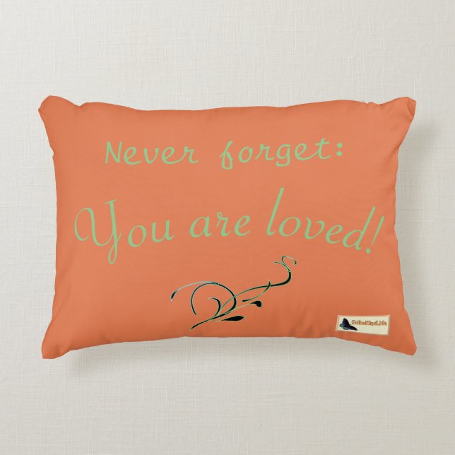 Inspirational Kissen - Liebe (Vorderseite)