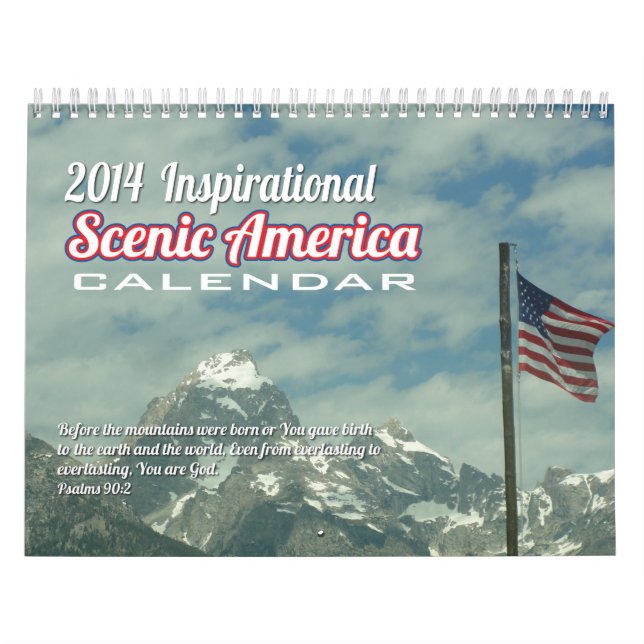 Inspirational landschaftlicher Amerika-Kalender Kalender (Titelbild)