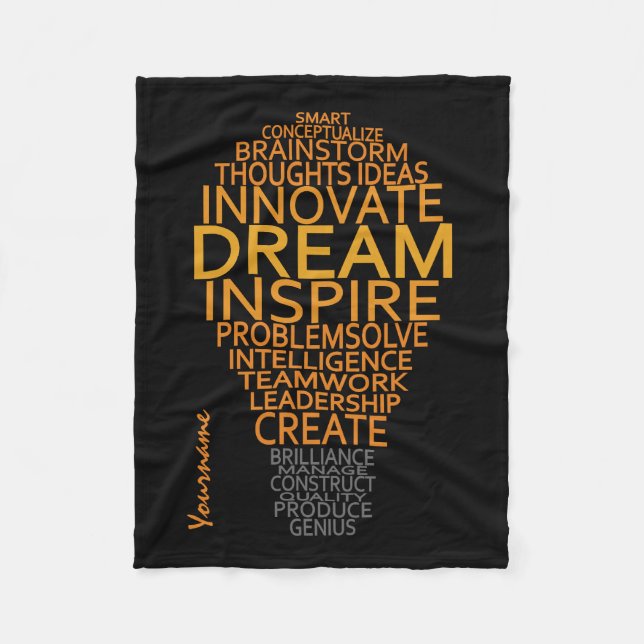 Inspirational Light Bulb - couverture polaire pers (Devant)