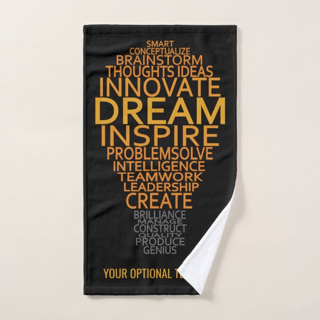 Inspirational Lightbulle handtuch (Handtuch)