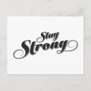 Inspirational Motivational Forte citation Carte po