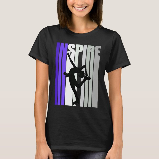 Inspirational Motivational Ice Skating Instructor  T-Shirt (Vorderseite)