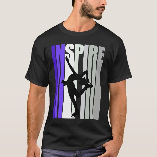 Inspirational Motivational Ice Skating Instructor  T-Shirt (Vorderseite)