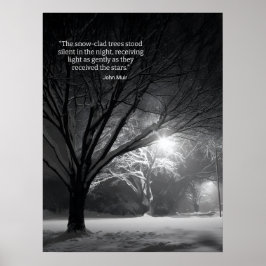 Inspirational motivational nature quote poster