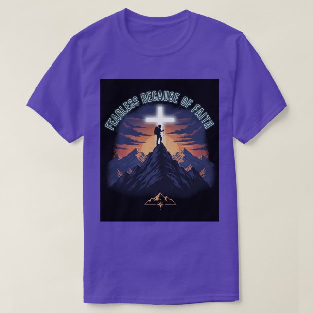 Inspirational Mountain Design Tee (Design vorne)