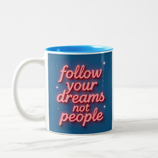 Inspirational Mug Zweifarbige Tasse (Links)