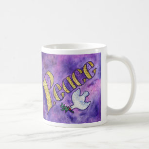 Inspirational Peace Word Art Kaffeemübel Kaffeetasse