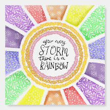 Inspirational Quote – “After Every Storm there is 